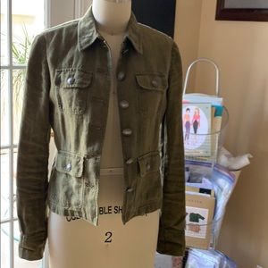 Ralph Lauren Green Linen Jacket